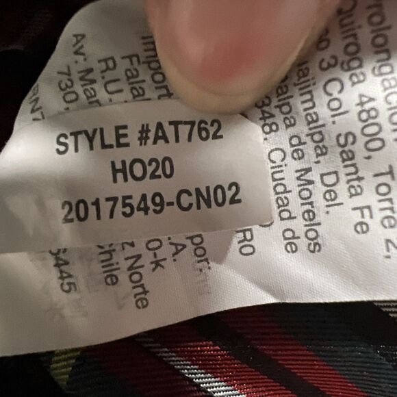 Crewcuts J. Crew Girls Stewart Tartan Plaid Ruffle Skirt Red Black Size XS - Picture 4 of 7